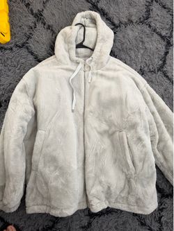 Soft Plush Sherpa Fleece Zip Hoodie Jacket