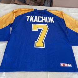 Keith Tkachuk St Louis Blues CCM Jersey Mens Large Nwot Clean All Screen Print