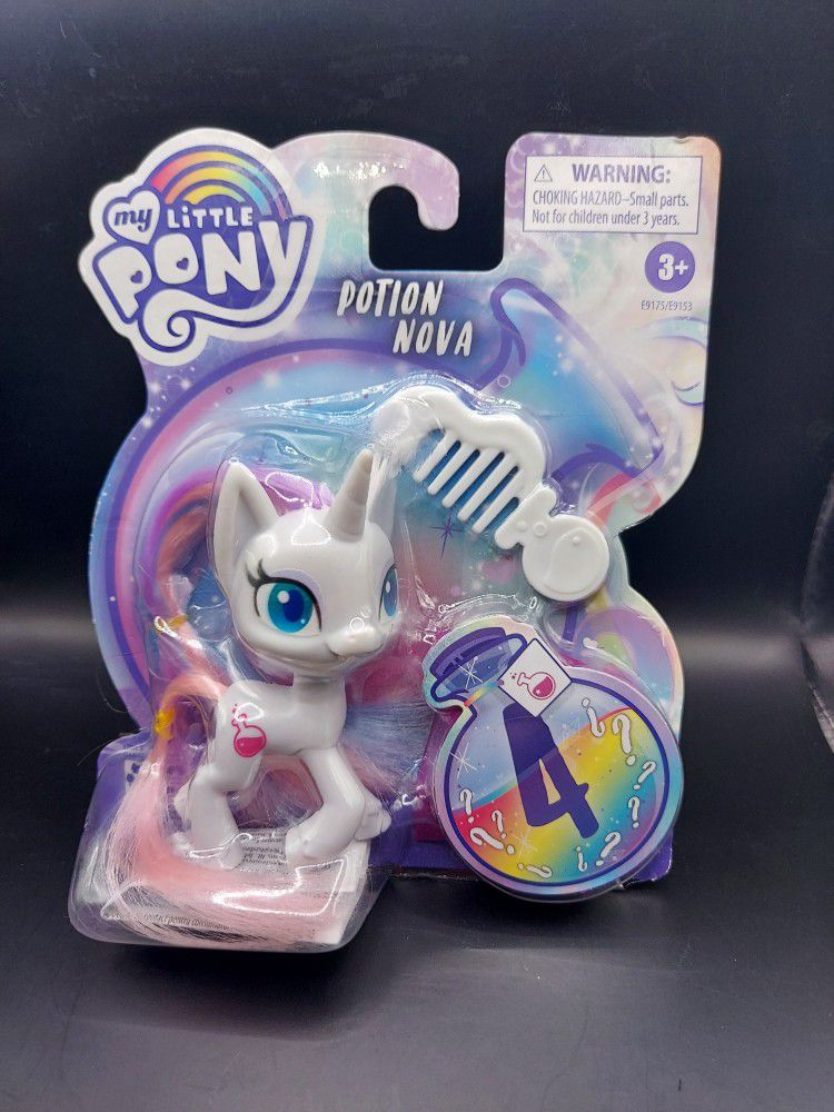 Rare My Little Pony Potion number 4 Figure With 5 Accessories 3"