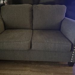 Grey Sofa and Love Seat