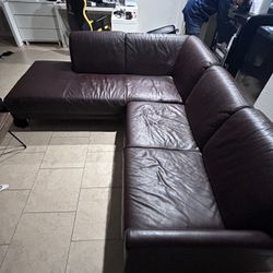 L Shaped Leather Couch