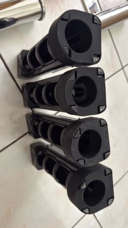 Title: 4 JRFISH Fishing Rod Holders – Boat / Wall Mount Rod Storage Rack