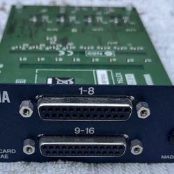 Yamaha MY16-AE AES/EBU Digital 1/0 Card