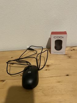 Codi Wireless Mouse & HP Wired Mouse