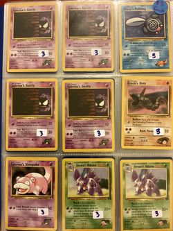 Vintage Pokémon Gym Heroes/Challenge Near Mint