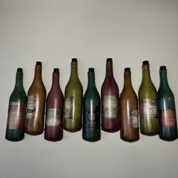 Wine Bottles Wall Decor