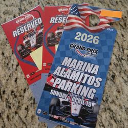 LONG BEACH GRAND PRIX 2 RESERVED SEATS SUNDAY W/ PARKING 2026