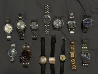 Watch Lot of 14 - Seiko, Timex, Citizen Eco-Drive, Meda, Stauer - Automatic, Mechanical, Quartz