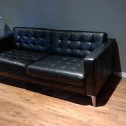 Black Leather Couch