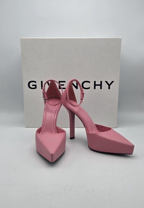 Givenchy Women’s Bright Pink G-Lock Platform Pumps