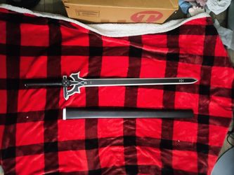 Anime Kiriya Kazuto Weapon Black Sword Dark Repulsor Kirin Cos Props Blade
