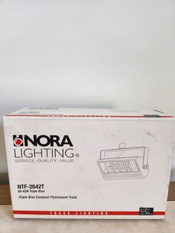 Nora Lighting NTF-2642T 26-42W  Triple Biax Compact Fluorescent Track Lighting