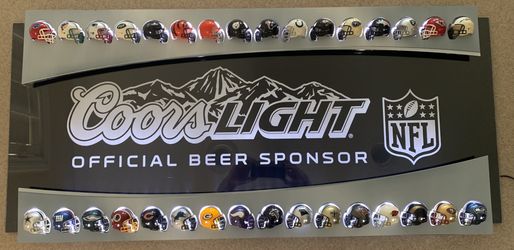 Rare 2008 Coors Light NFL light Up Sign