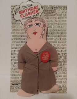 Vintage 1989 DesignSense OVER-THE-HILL BIRTHDAY FLASHER.