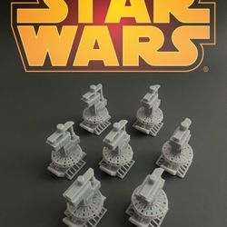 SEVEN Star Wars Millennium Falcon Landing Gear (3.75” Action Figures)