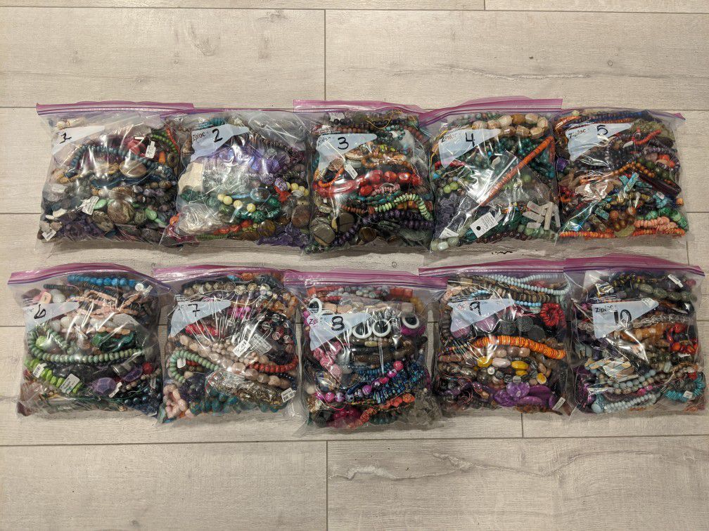 Gemstone strands for jewelry making...bags o beads!