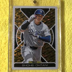 Shohei Ohtani Topps Black Gold