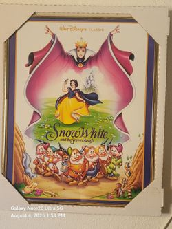 Disney 90’s Vintage Framed Movie Posters  (unopened)