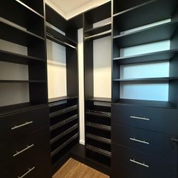 Cabinet And Shelve For Closet Remodel 