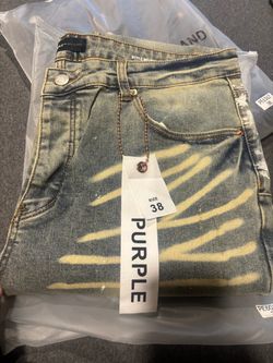 Purple jeans