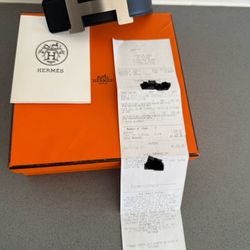 Hermes Reversible Belt 