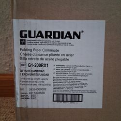 Brand New Medline Guardian 3-in-1 Folding Steel Commode (350 lb Capacity)
