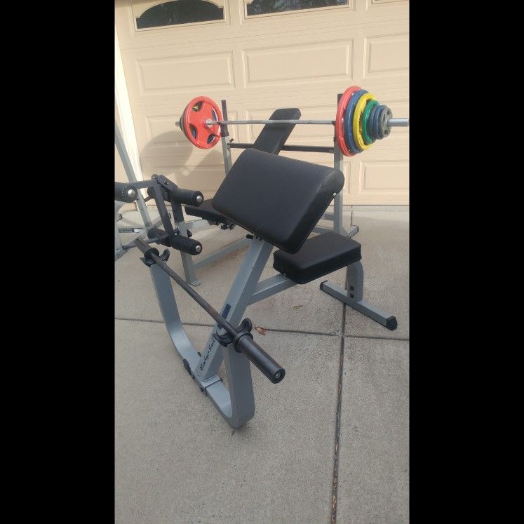 Body-Solid Commercial Preacher Curl Bench