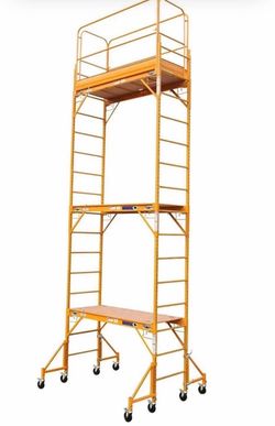 Rolling Scaffold Tower with Guard Rails