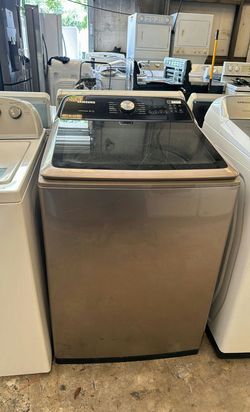 Samsung Top Load Washer Stainless Steel - Large Capacity, Easy Controls