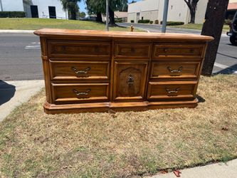 Vintage Stanley Furniture Triple Dresser- Mediterranean Style