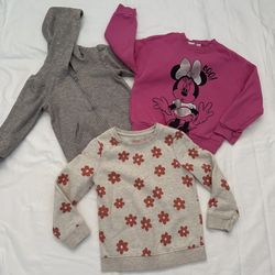 3 Girls Sweatshirts Size 5