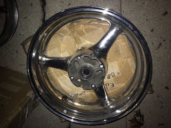 2008-2011 HONDA CBR1000RR CBR1000 CHROME FRONT AND REAR WHEEL SET