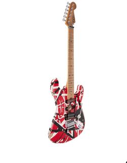 Guitar, Red EVH STRIPED FRANKENSTEIN FRNKY