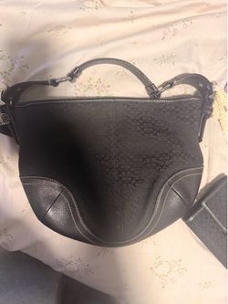 Coach bag with matching wallet