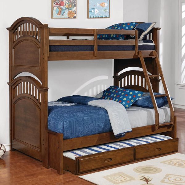 Twin Full Bunk Bed W Trundle Solid Wood For In Beaumont Ca Twin Full Bunk Bed W Trundle Solid Wood