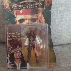 Pirates Of The Caribbean Dead Man's Chest Cannibal King Jack Sparrow Action Figure 