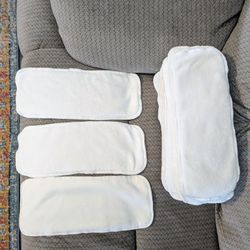 20 Bamboo Cloth Diaper Inserts 