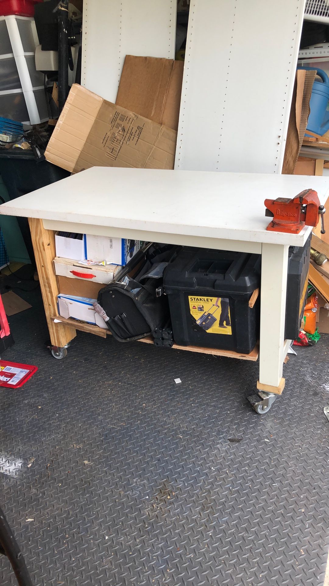 Workbench On Wheels