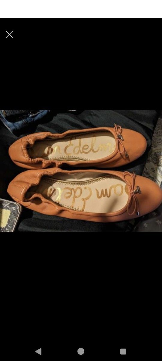 Sam Elderman FELICIA LUXE BALLET FLAT Women's size 8.5 shoes