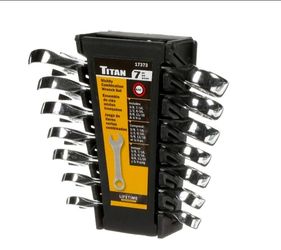 "NEW!" Titan 7 Piece SAE Combination Wrench Set - 17373