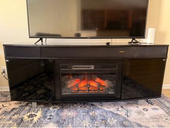 Entertainment system with Surround sound/Fireplace