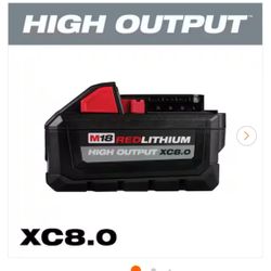 Milwaukee XC8.0ah 2pack