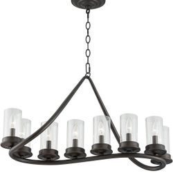 Linear 8-Light Chandelier