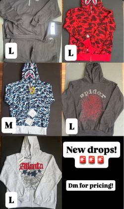 Bape, alo set & sp5der hoodie