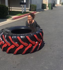 CrossFit Tractor Tires for fitness training!