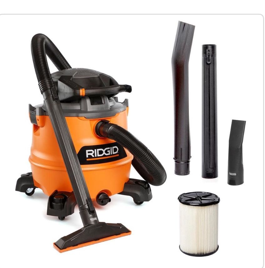RIDGID 16 Gallon 6.5 Peak HP NXT Shop Vacuum Wet Dry Vac