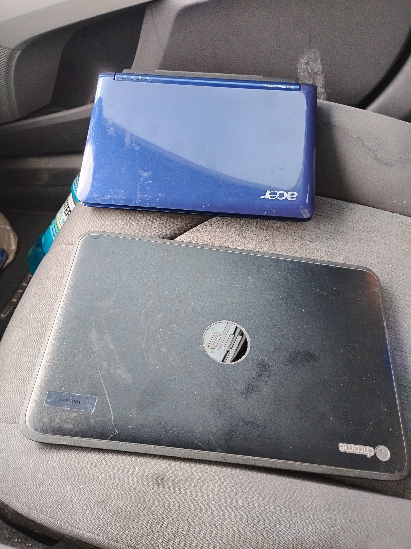 Laptops Acer and hp chrome