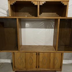 Oak Entertainment Center 