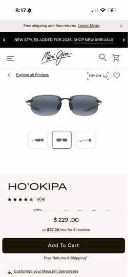 Maui Jim Ho'okipa Sport Sunglasses