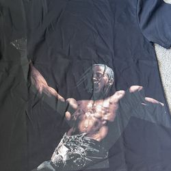 Black Travis Scott Utopia Album Tee Shirt